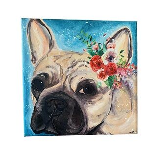 French Bulldog painting by Lee Keller.